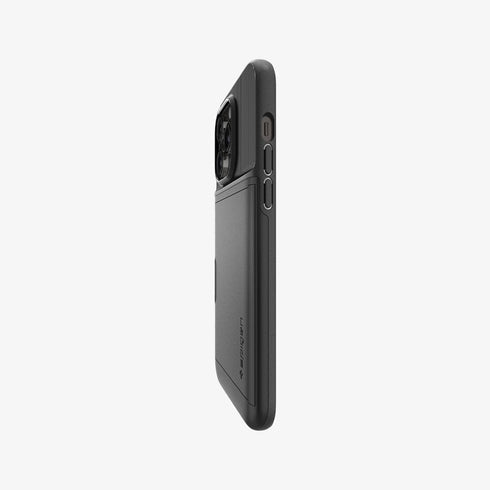 ACS04835 - iPhone 14 Pro Max Case Slim Armor CS in black showing the back